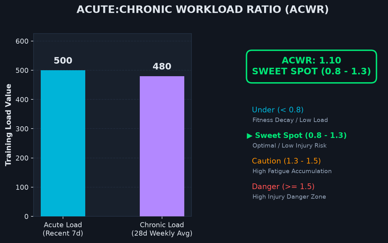 ACWR 急性與慢性負荷比